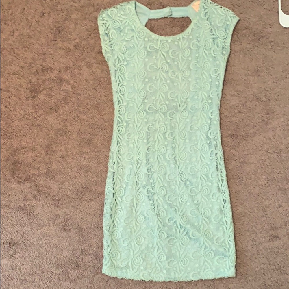 Blue dress